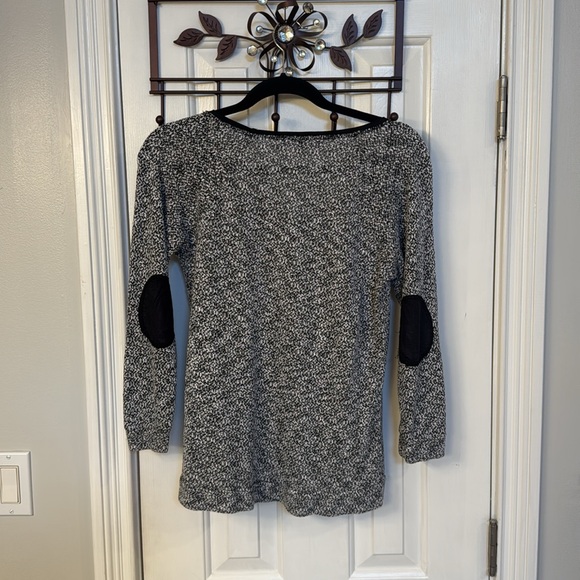 Tally Weijl Multicolor Sweater w/ Black Faux Suede Elbows - Picture 4 of 9